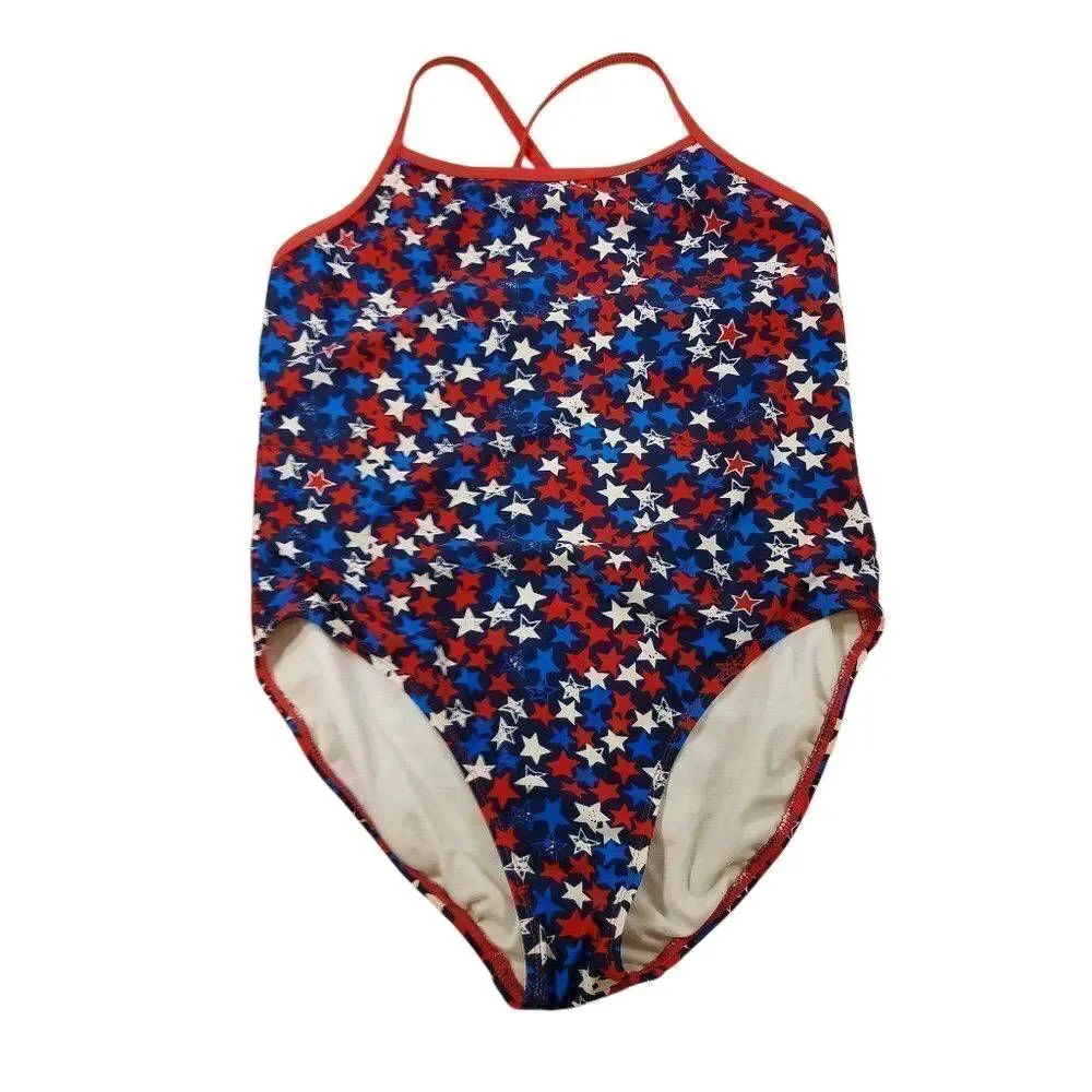 Ocean Pacific Patriotic Swimsuit XL (14/16)